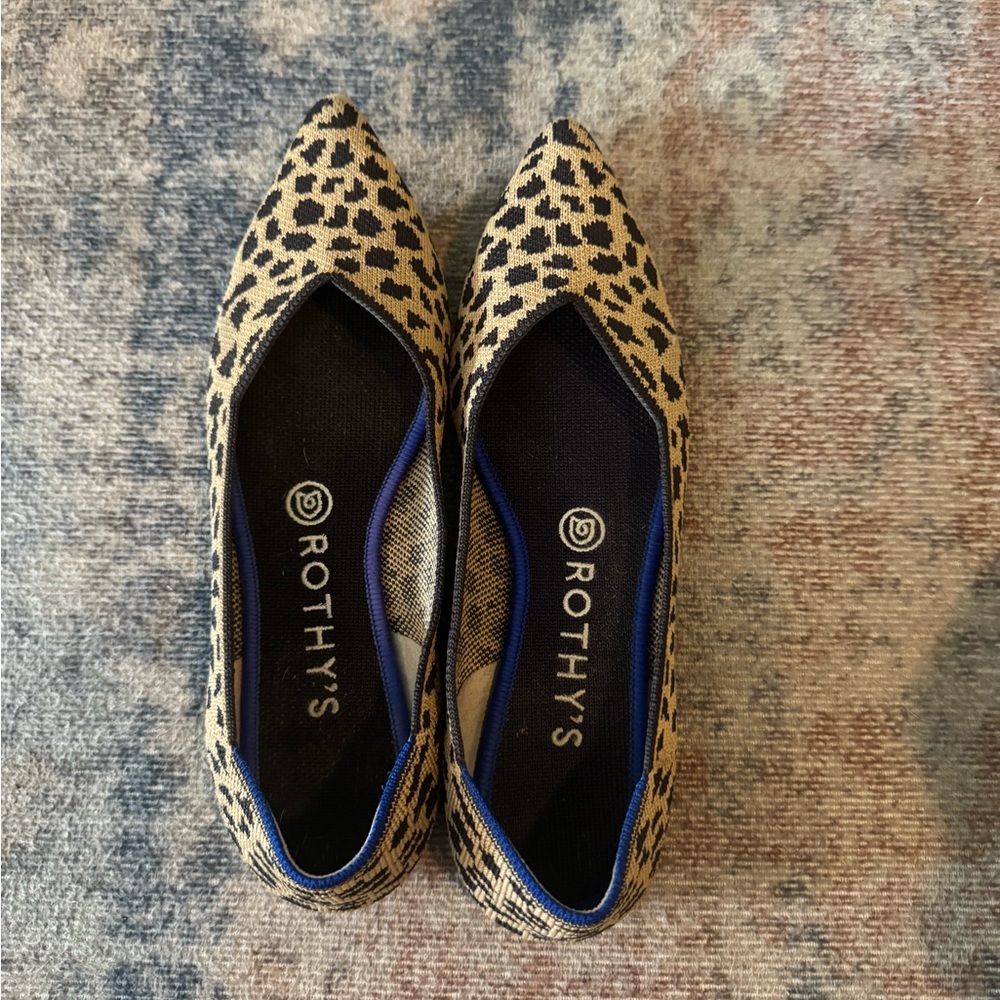 Rothy's The Point Retired Leopard Women's Flats